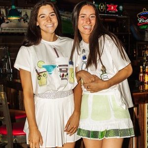 QOS Sequin Lime Skort. NWT! Never Worn!